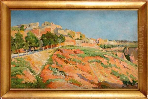 Paysage Du Midi Oil Painting by Julien Gustave Gagliardini