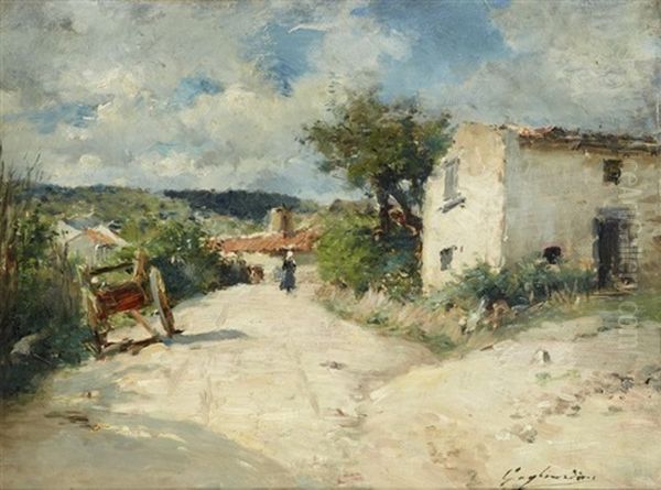 Paysage Oil Painting by Julien Gustave Gagliardini