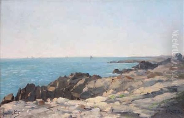 Paysage De L'ile De Batz Oil Painting by Paul Gagneux