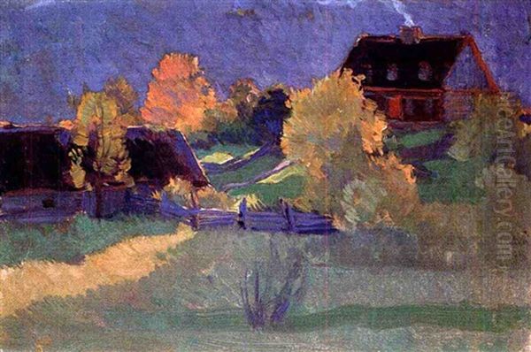 Automne, Province De Quebec Oil Painting by Clarence Alphonse Gagnon