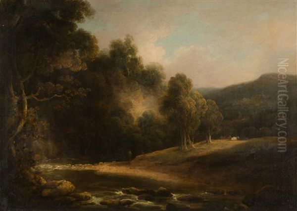 Landscape With A Copse Of Trees Oil Painting by Thomas Gainsborough