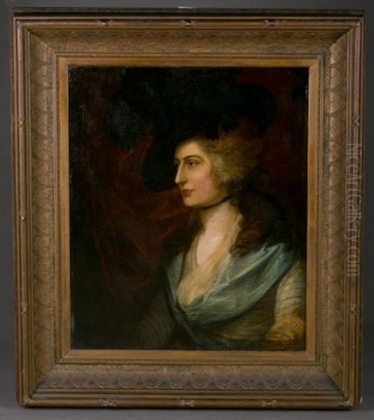 Portrait Of Sara Siddons Oil Painting by Thomas Gainsborough