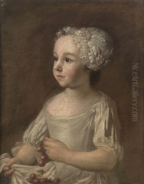 Jeune Fille Aux Cerises Oil Painting by Thomas Gainsborough