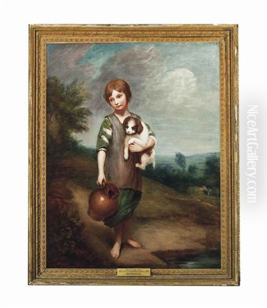 The Cottage Girl Oil Painting by Thomas Gainsborough