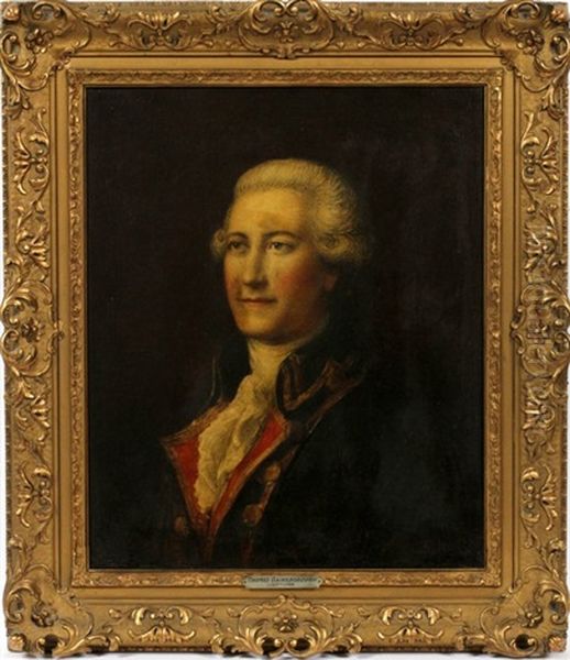 Portrait Of A British Naval Officer Oil Painting by Thomas Gainsborough