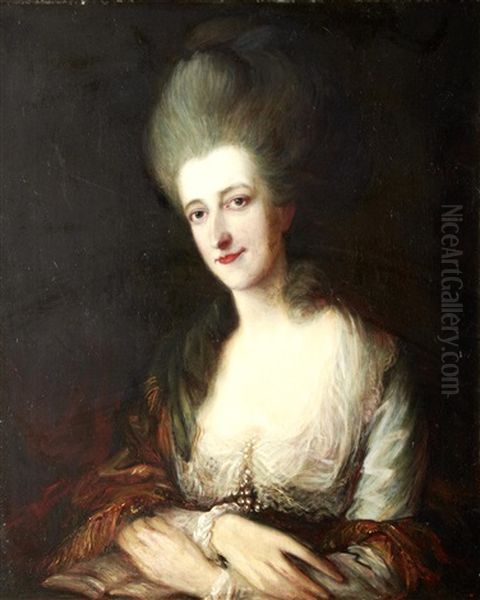 Portrait Lady Dorothea Eden Oil Painting by Thomas Gainsborough