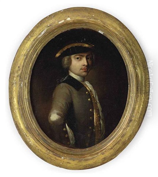 Portrait Of A Gentleman In A Tricorne Oil Painting by Thomas Gainsborough