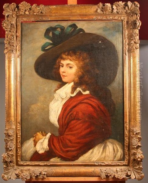 Portrait De Femme Au Chapeau Oil Painting by Thomas Gainsborough