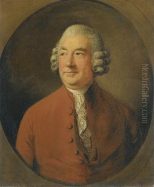 Portrait Of Robert Palmer (1713-1787) Oil Painting by Thomas Gainsborough