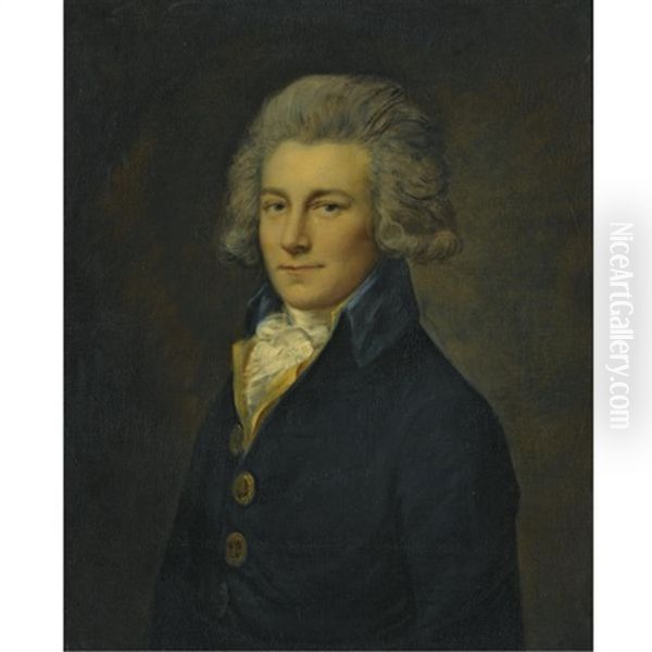 Portrait Of Peter Godfrey Of Old Hall, East Bergholt, Suffolk Oil Painting by Thomas Gainsborough