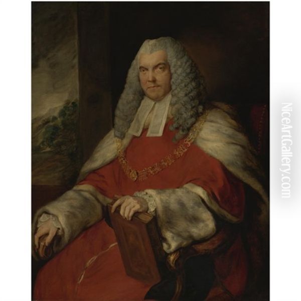 Portrait Of Sir John Skynner by Thomas Gainsborough