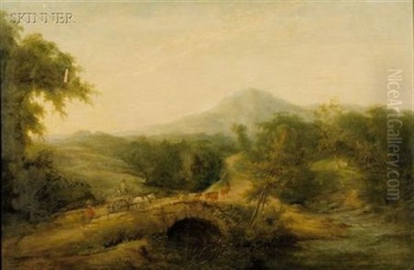 On The Road Oil Painting by Thomas Gainsborough