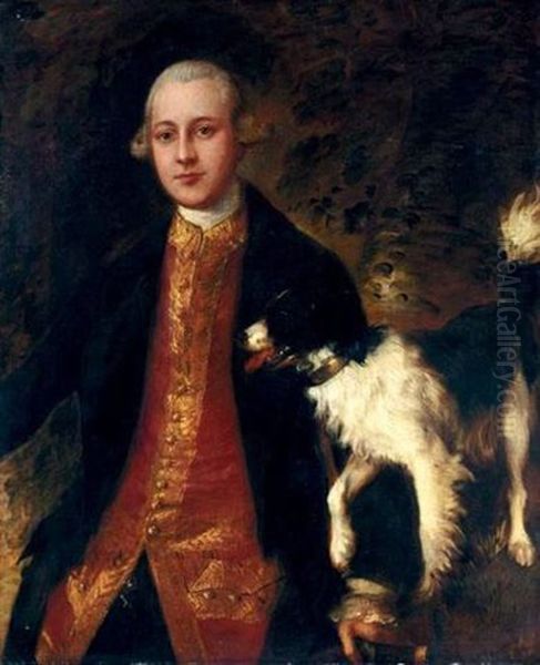 Portrait Of George Charles Garnier Of Rookesbury Park, Hampshire Oil Painting by Thomas Gainsborough