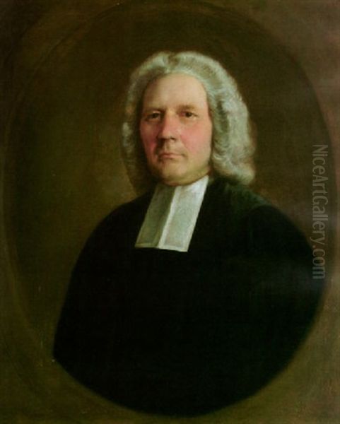 Portrait Of The Rev. Robert Hingeston In Clerical Robes Oil Painting by Thomas Gainsborough