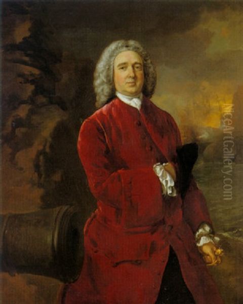 Portrait Of Admiral Vernon Oil Painting by Thomas Gainsborough