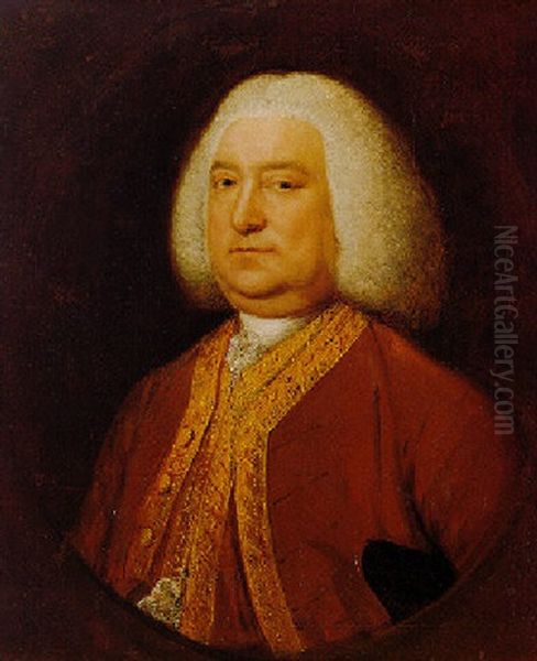 Portrait Of Mr. Hood Oil Painting by Thomas Gainsborough