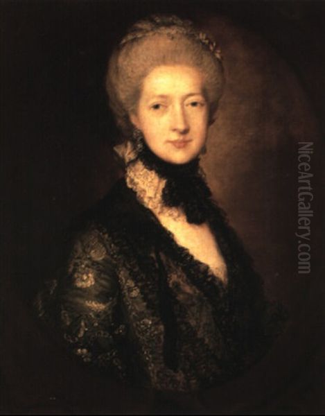 Portrait Of Willielma, Lady Glenorchy Oil Painting by Thomas Gainsborough