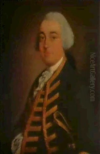 Portrait Of Christopher Griffith (1721-1776) Oil Painting by Thomas Gainsborough