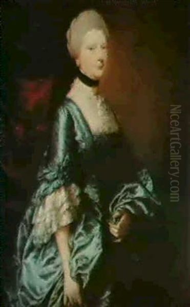 Portrait Of Harriet, Viscountess Tracey Oil Painting by Thomas Gainsborough