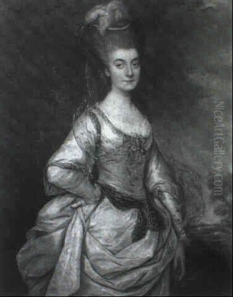 Portrait De La Comtesse De Waldegrave Oil Painting by Thomas Gainsborough