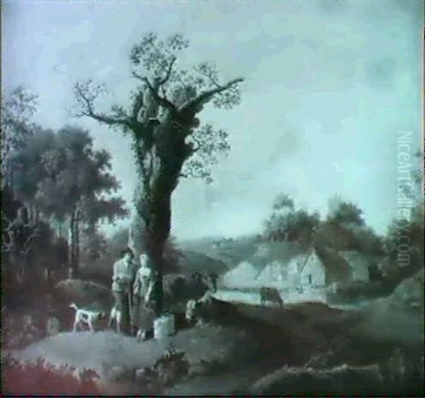 The Milkmaid Oil Painting by Thomas Gainsborough