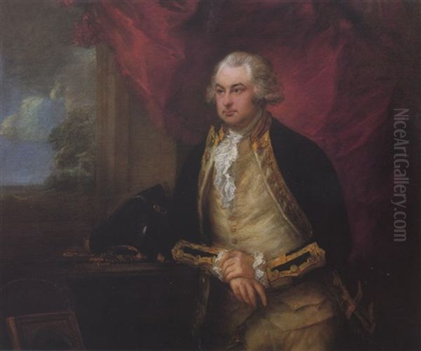 Portrait Of Constantine John, 2nd Baron Mulgrave (1744-1792) Oil Painting by Thomas Gainsborough