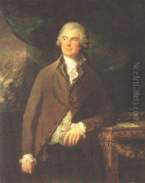 Portrait Of Dr. Richard Warren Oil Painting by Thomas Gainsborough