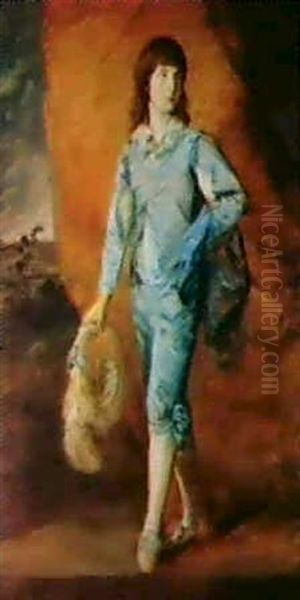 The Blue Page Oil Painting by Thomas Gainsborough