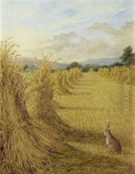 Harvest Time Oil Painting by William Gale