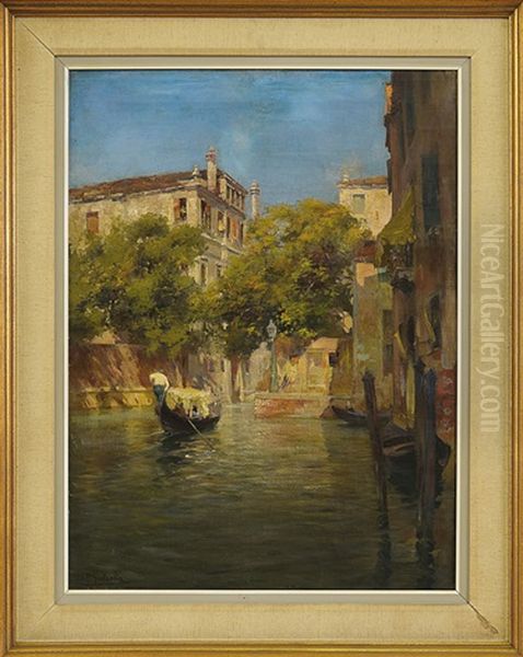 Venezia Oil Painting by Leopoldo Galeota