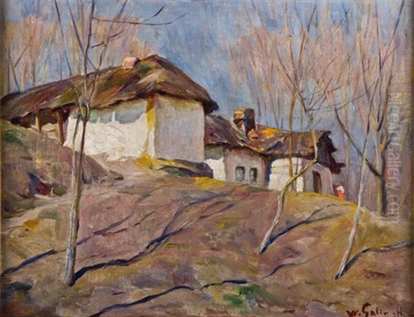 Jesien Oil Painting by Wladyslaw Mikhailovitch Galimski