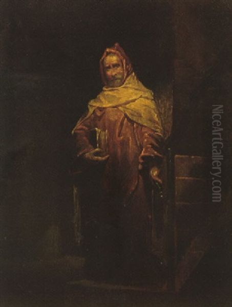 The Scholar Oil Painting by Louis Gallait