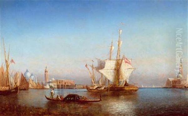 Ansicht Von Venedig Oil Painting by Paul Charles Emmanuel Gallard-Lepinay