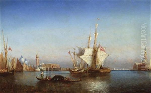 Ansicht Von Venedig Oil Painting by Paul Charles Emmanuel Gallard-Lepinay