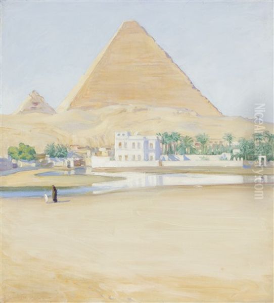 Egypt Oil Painting by Akseli Valdemar Gallen-Kallela