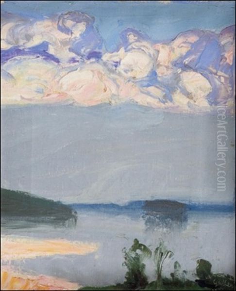 Ukkospilvi Oil Painting by Akseli Valdemar Gallen-Kallela