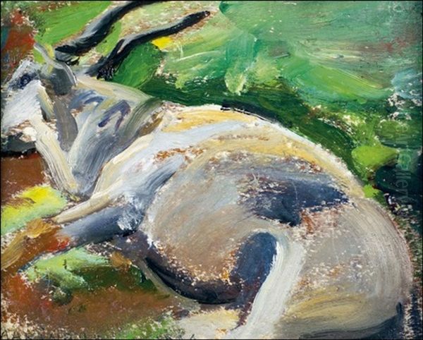 Eland-harka Oil Painting by Akseli Valdemar Gallen-Kallela