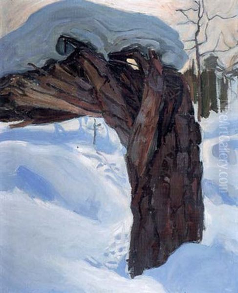 Bruten Fura Oil Painting by Akseli Valdemar Gallen-Kallela