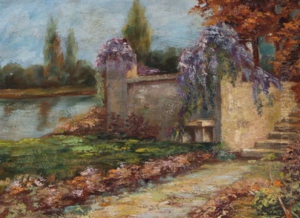 Villa Albera Oil Painting by Riccardo Galli