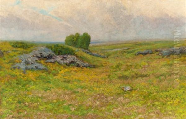 Pastoral Landscape Oil Painting by Henry Hammond Gallison