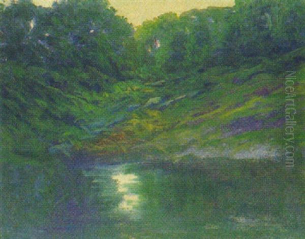 Graue Felsen Im Walde Oil Painting by Henry Hammond Gallison