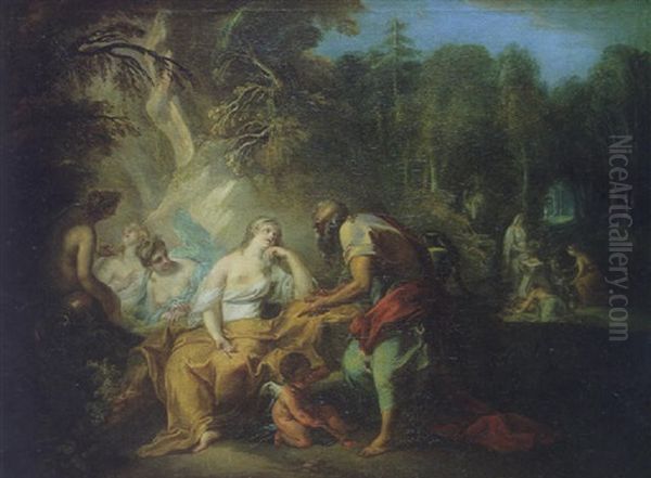 Iphigenie Avant Le Sacrifice Oil Painting by Louis Galloche