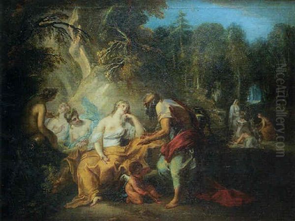 Iphigenie Avant Le Sacrifice Oil Painting by Louis Galloche