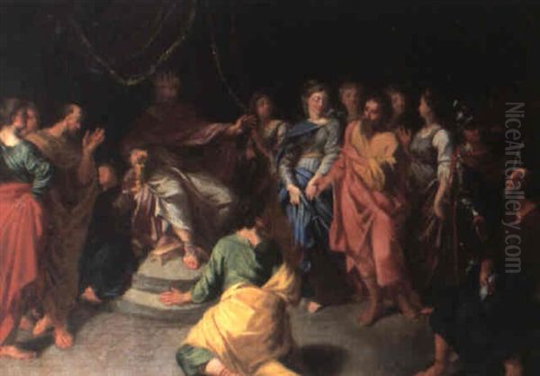 The Continence Of Scipio Oil Painting by Louis Galloche