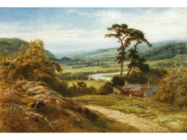 Above Capel Curig Oil Painting by Robert Gallon