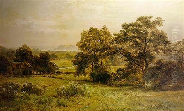 Summer Time, Surrey Oil Painting by Robert Gallon