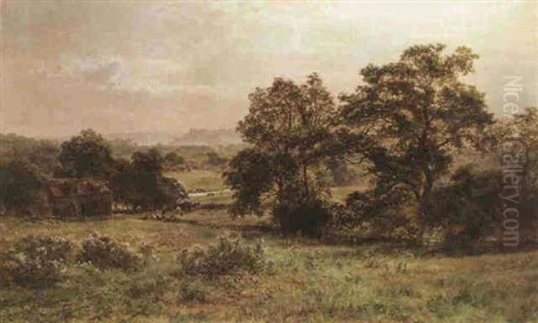 Summer Time, Surrey Oil Painting by Robert Gallon