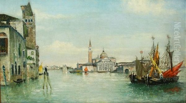 Venedig Oil Painting by Pietro Galter