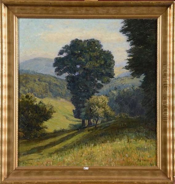 Paysage Vallonne Oil Painting by Enrique Galwey