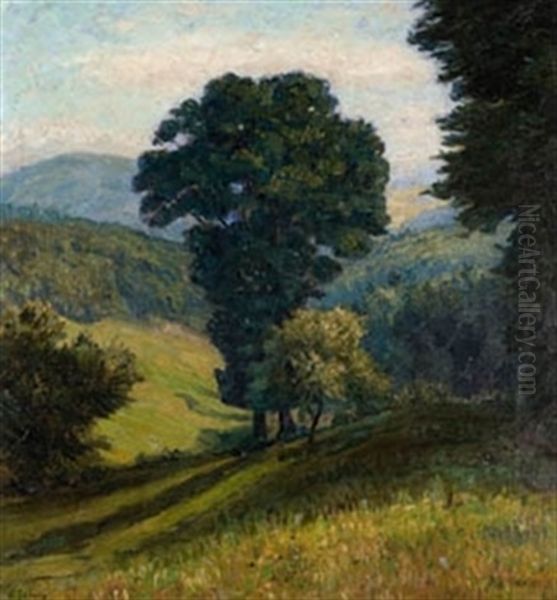 Paisaje Oil Painting by Enrique Galwey